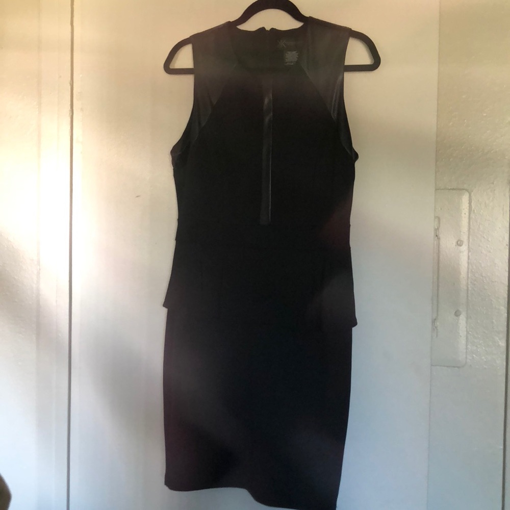 Kardashian Kollection peplum Little Black dress